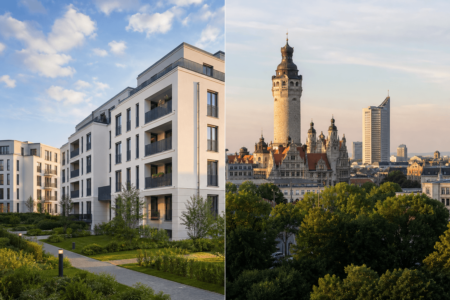 Vergleich der Grunderwerbsteuer Sachsen 2026 für Dresden und Leipzig mit Fokus auf Kaufpreis, Mietrendite und Investoren-Vort
